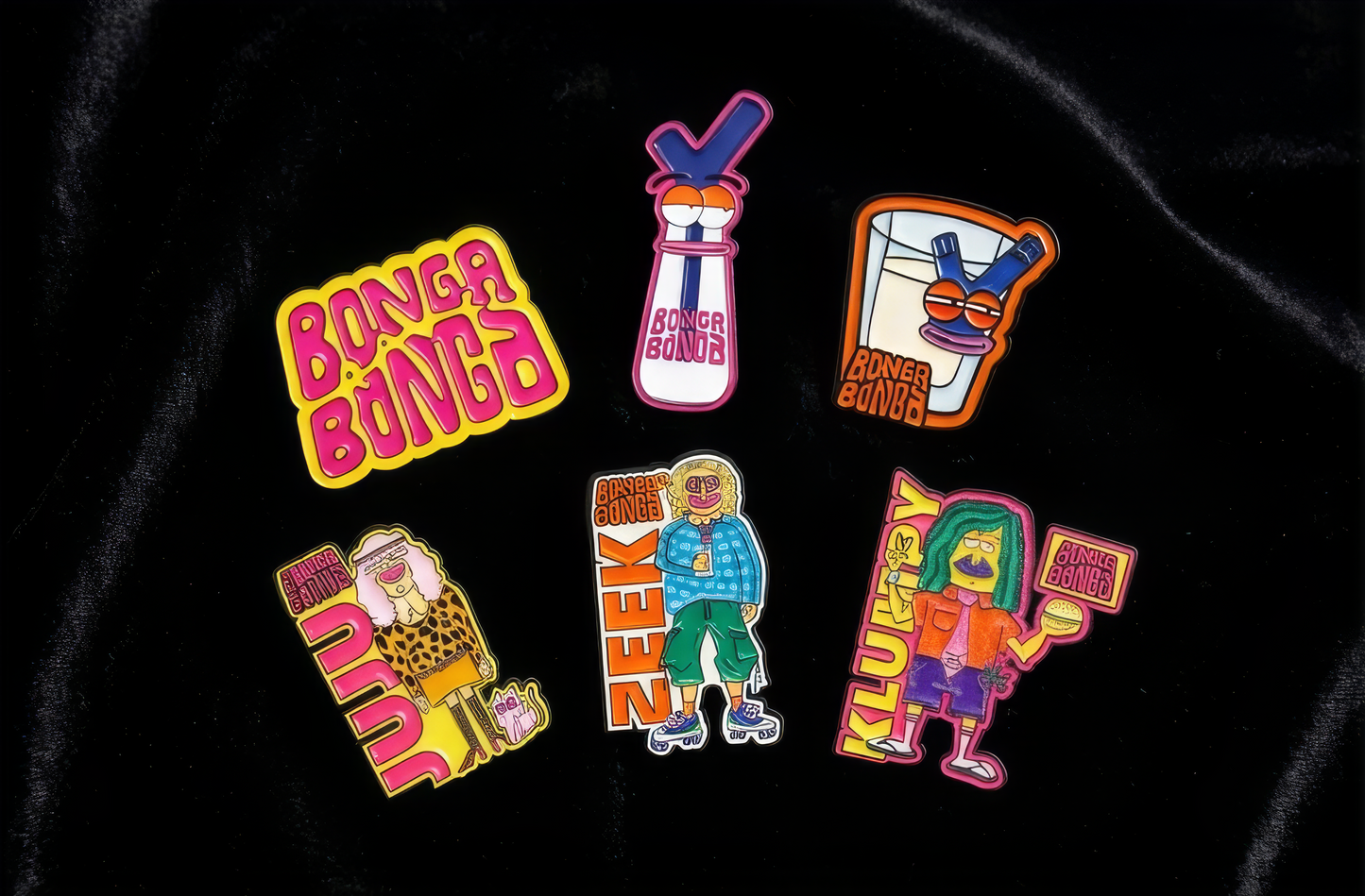 Bonga Bonga Enamel Pins